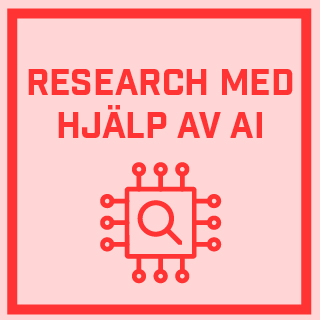 Logotyp till Research med hjälp av AI.